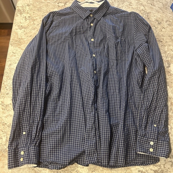 John Varvatos Star USA Plaid Cotton Button Down Shirt XXL - Picture 6 of 10